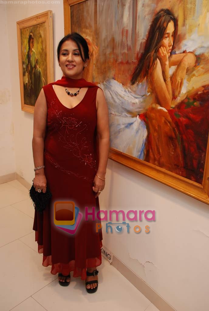 Madhushree at John Fernandes art event in Jehangir Art Gallery on 5th December 2008 