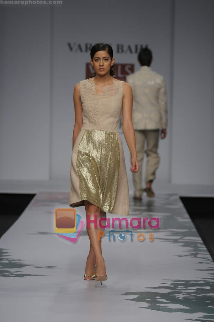 Model walk the ramp for Varun Bahl at Wills Fashion Week 