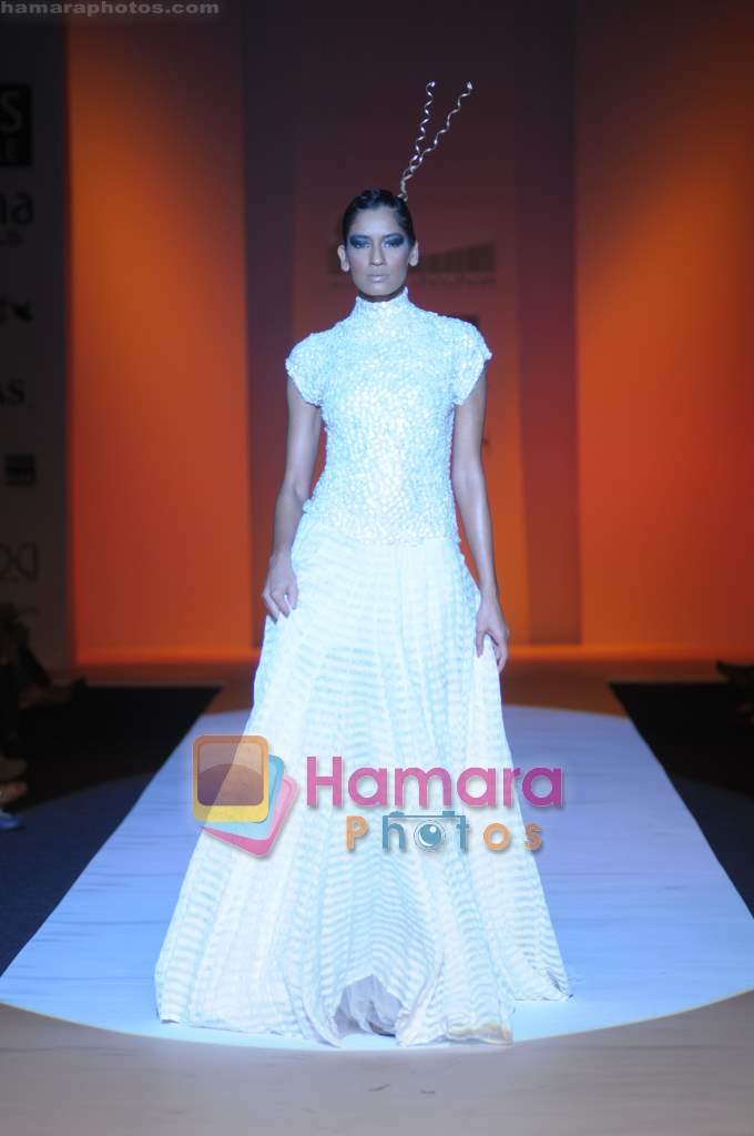 Model walk the ramp for Samant Chauhan at Wills Fashion Week 