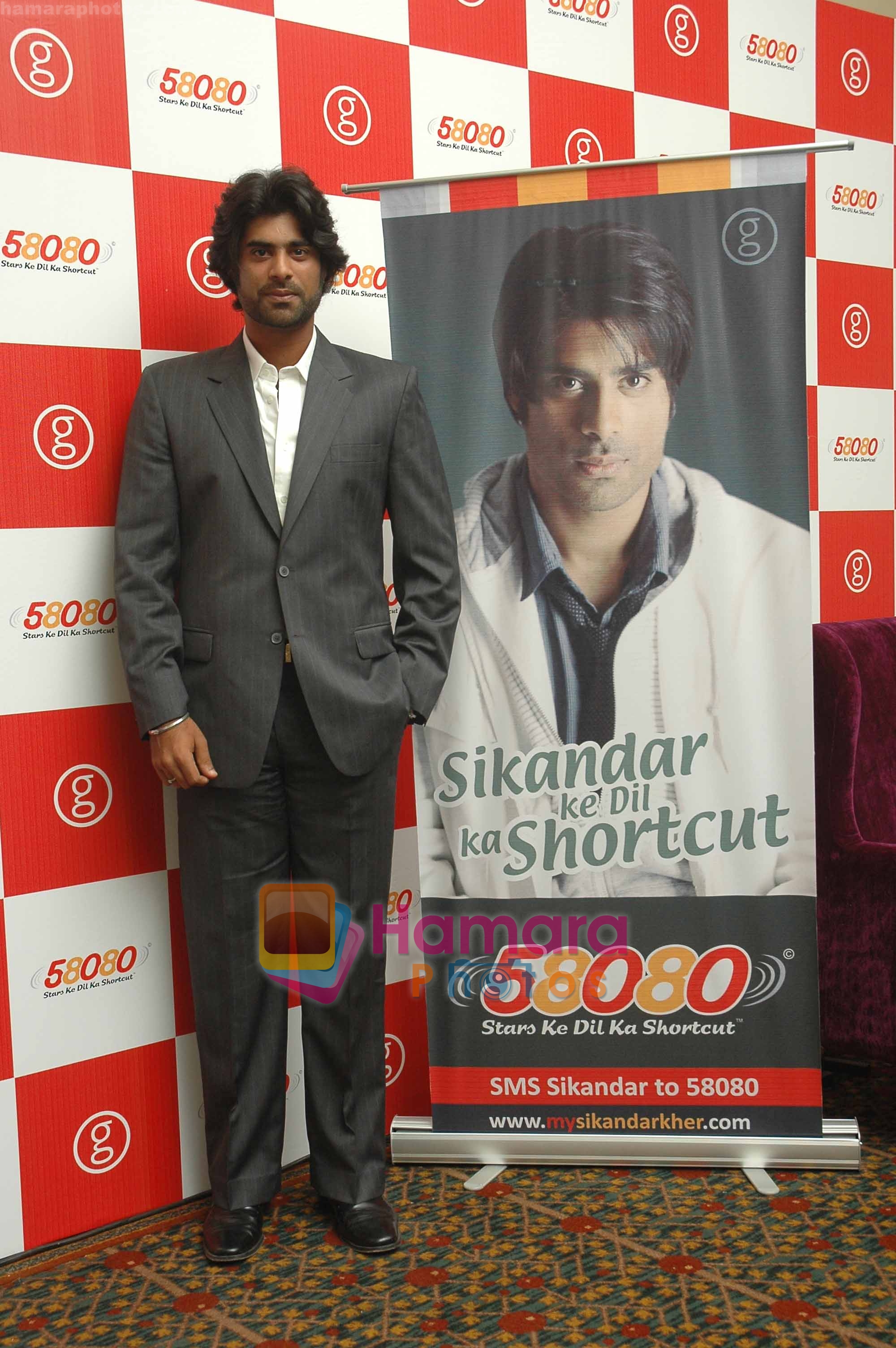 Mr. Sikandar Kher at the Launch of their official websites on 9th December 2008