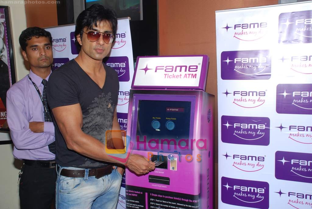 Sonu Sood launches first movie kiosk in Fame Malad on 10th December 2008