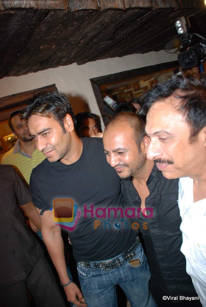 Ajay Devgan at Aalim Hakim's hair lounge on 11th December 2008  - Copy