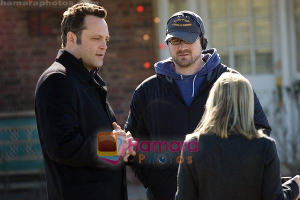 Vince Vaughn, Reese Witherspoon, Seth Gordon in still from the movie Four Christmases