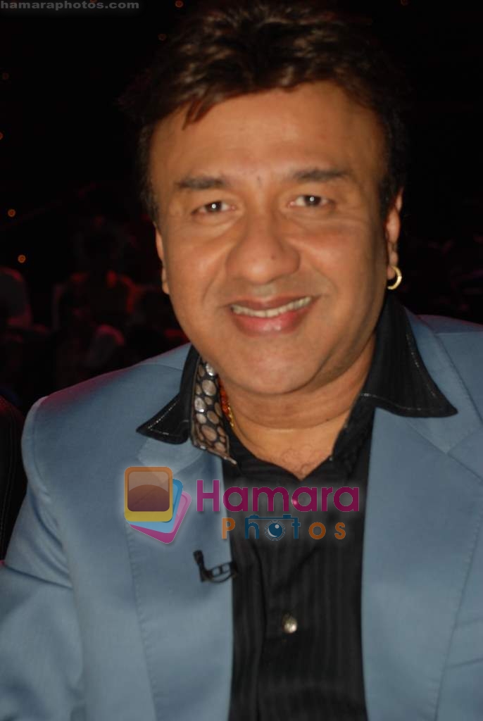 Anu Malik on the sets of Indian Idol 4 in RK Studios on 13th December 2008 