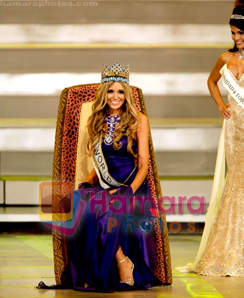 Miss World winner from Russia - Ksenyia Sukhinova at Sandton Convention Centre on Dec 13, 2008