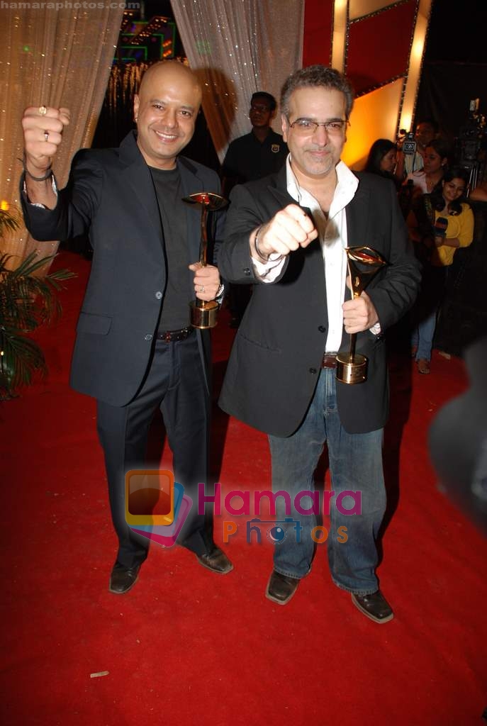 Naved and Ravi Behl at Indian Telly Awards in Chitrakoot Gardens on 18th December 2008 