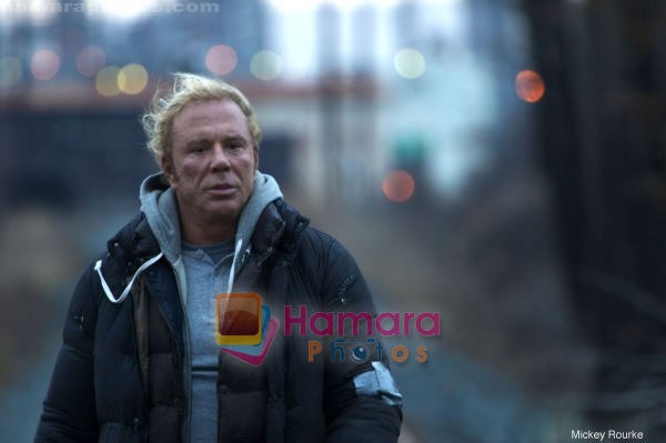 Mickey Rourke in still from the movie The Wrestler 