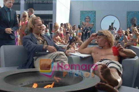 Matthew McConaughey, Jeffrey Nordling in still from the movie Surfer, Dude 