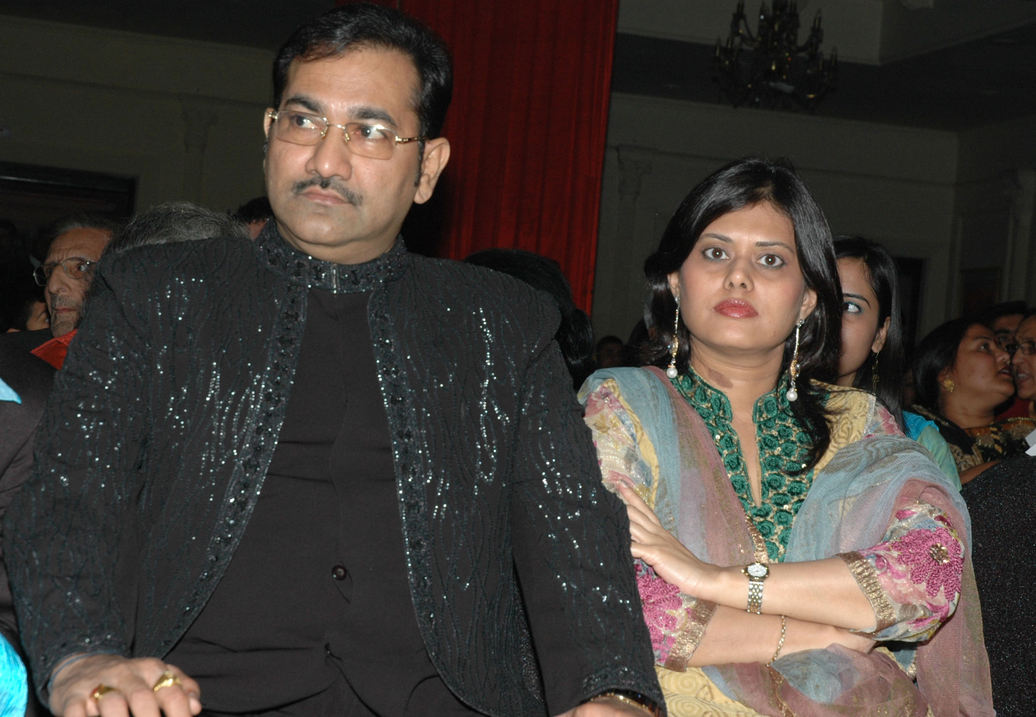 Sudhesh Bhosle, Hema Bhosle at the launch of film Jalebi Culture on 28th Dec 2008