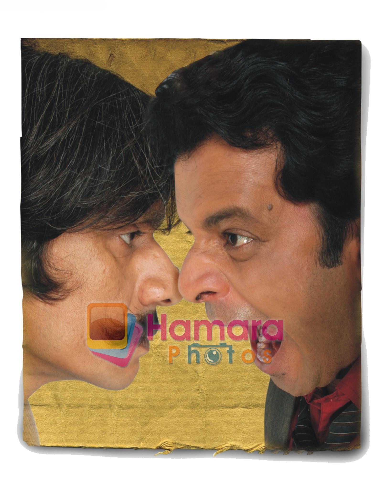 Vijay Raaz & Manoj Bajpai in the movie still of Jugaad
