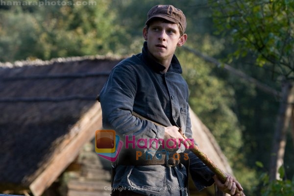 Jamie Bell in still from the movie Defiance