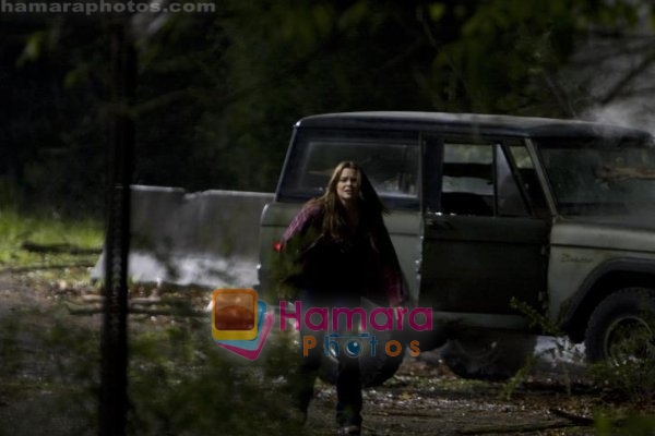 Jaime King in still from the movie My Bloody Valentine 3-D 
