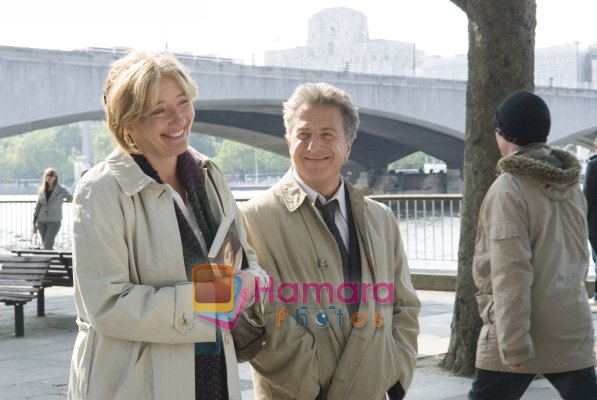 Dustin Hoffman, Emma Thompson in still from the movie Last Chance Harvey 
