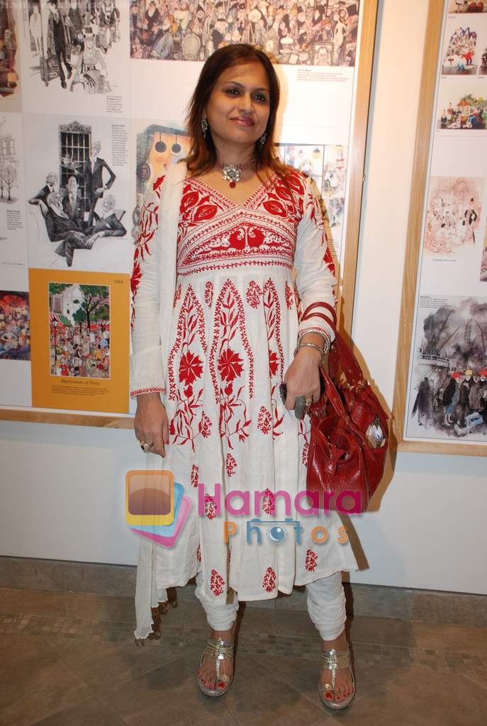 Ananya Banerjee at the launch of Mario Miranda exhibition in Cymroza Art Gallery on 7th Jan 2009 