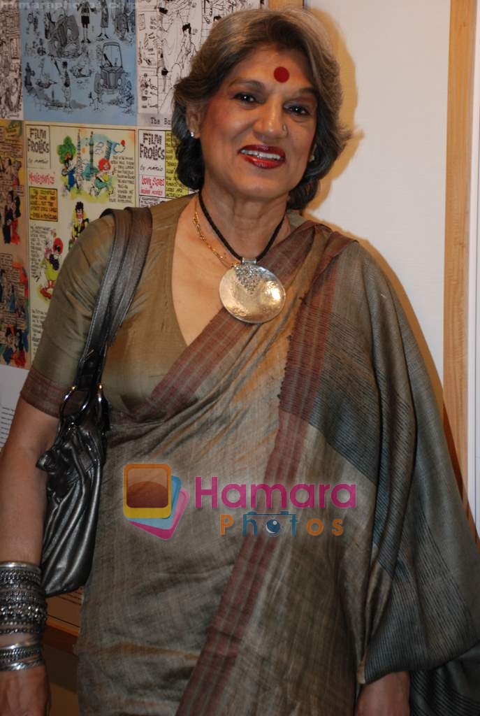Dolly Thakore at the launch of Mario Miranda exhibition in Cymroza Art Gallery on 7th Jan 2009 
