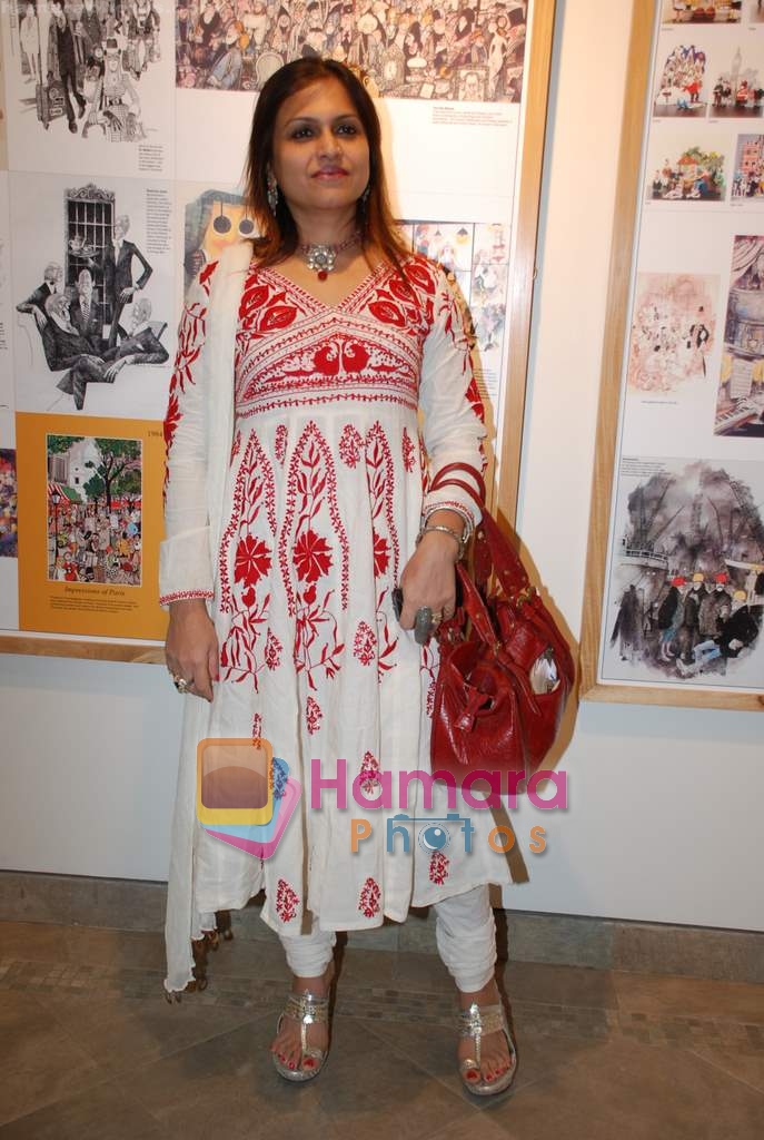 Ananya Banerjee at the launch of Mario Miranda exhibition in Cymroza Art Gallery on 7th Jan 2009 
