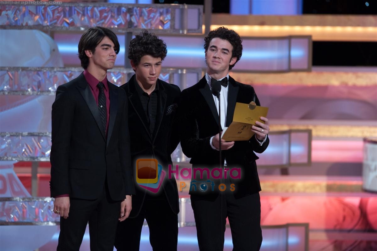 The Jonas Brothers at 66th Annual Golden Globe Awards on 13th Jan 2009 