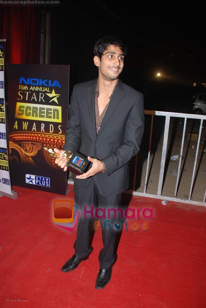Prateik Babbar at Nokia 15th Annual Star Screen Awards 2008 on 14th Jan 2009 