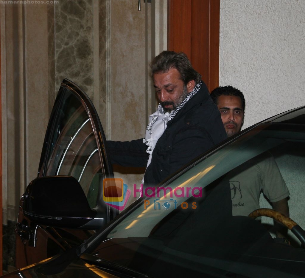Sanjay Dutt speaks about his political plans in Imperial heights, Bandra, Mumbai on 16th Jan 2009