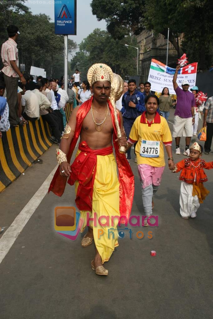 at Mumbai Marathon 2009 on 18th Jan 2009 