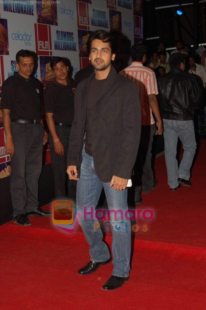 Arjan Bajwa at Slumdog Millionaire premiere on 22nd Jan 2009  