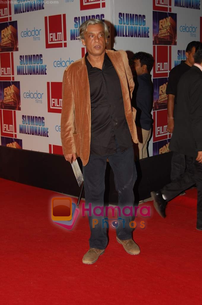 Sudhir Mishra at Slumdog Millionaire premiere on 22nd Jan 2009  