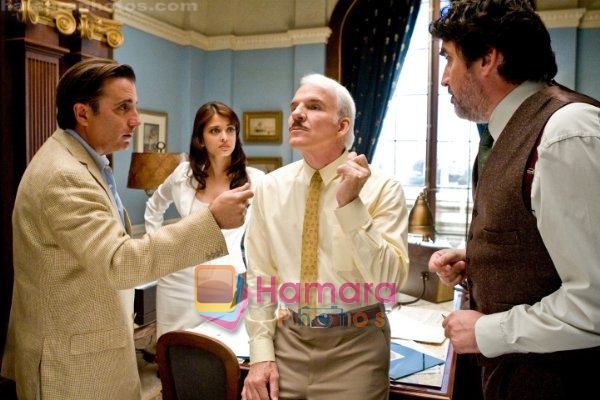 Steve Martin, Andy Garcia, Alfred Molina, Aishwarya Rai in still from the movie Pink Panther 2