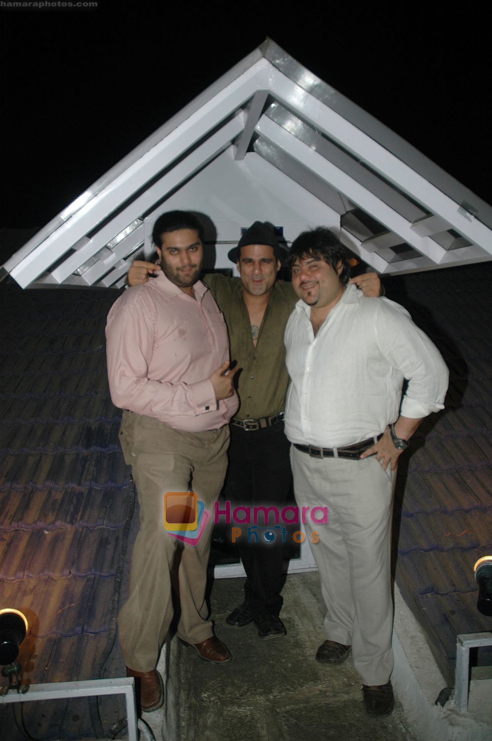 Hosts - Rizwan Amlani, Sameer Malhotra & Riyaaz Amlani at Daddy's WindSong Wednesdays in il terrazzo on 28th Jan 2009