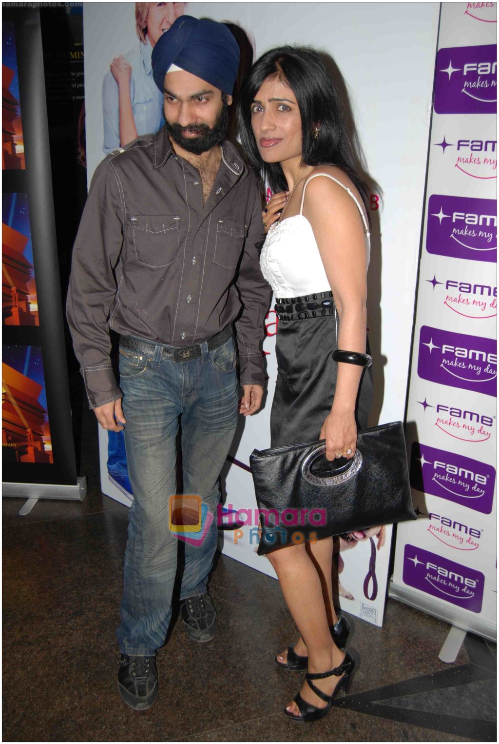 AD Singh and Shibani Kashyap at Marley and Me screening on 5th Feb 2009