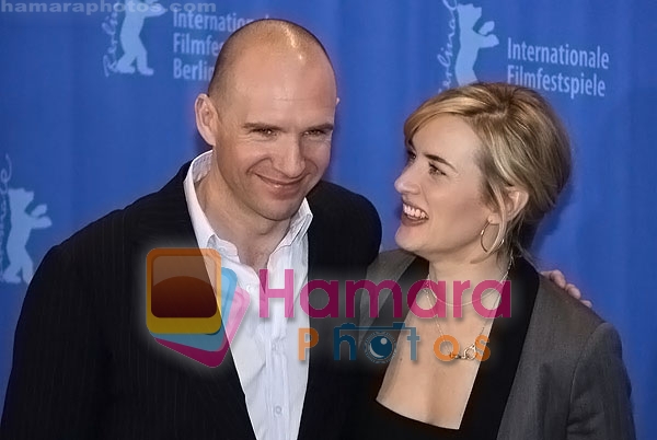 Kate Winslet, Ralph Fiennes at the photocall for _The Reader_ in the 59th Berlin Film Festival at the Grand Hyatt Hotel on February 6, 2009 in Berlin, Germany 