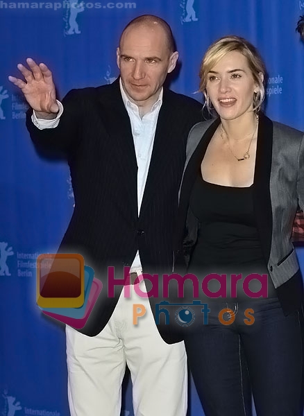 Kate Winslet, Ralph Fiennes at the photocall for _The Reader_ in the 59th Berlin Film Festival at the Grand Hyatt Hotel on February 6, 2009 in Berlin, Germany 