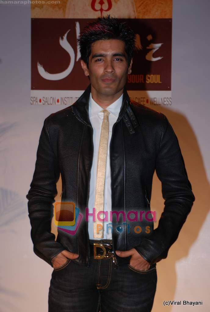Manish Malhotra at the Launch of Shivaz spa in Cumballa Hill on 12th Feb 2009 