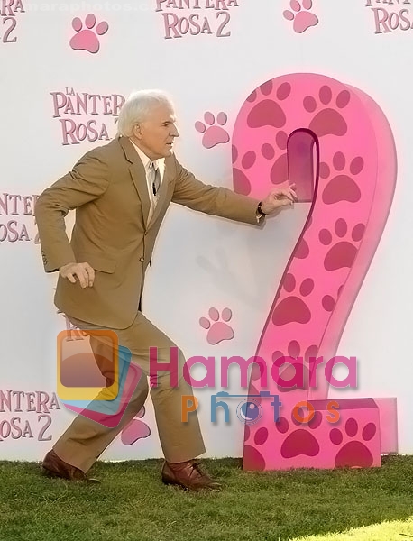 Steve Martin at the movie PINK PANTHER 2 photocoll, at the French Embassy Residence on February 11, 2009 in Madrid, Spain