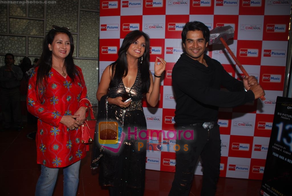 Neetu Chandra, Madhavan, Poonam Dhillon at 13b music launch in Cinemax, Andheri, Mumbai on 18th Feb 2009 