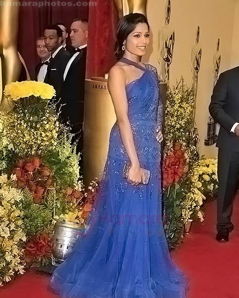 Frieda Pinto at the Oscar Party on February 22, 2009 in Beverly Hills, California 