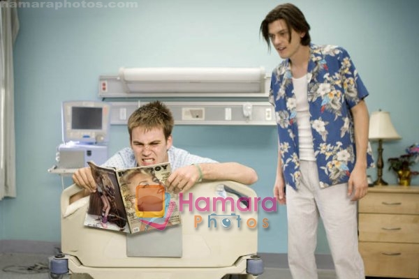 Zach Cregger, Trevor Moore in still from the movie Miss March