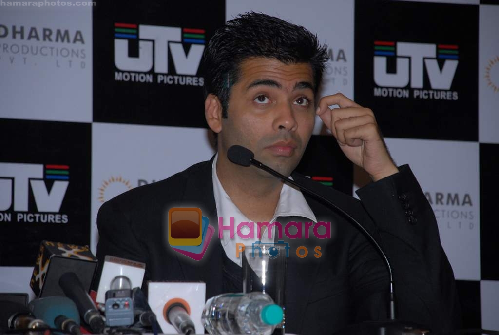 Karan Johar ties up with UTV for distribution in J W Marriott on 9th March 2009 