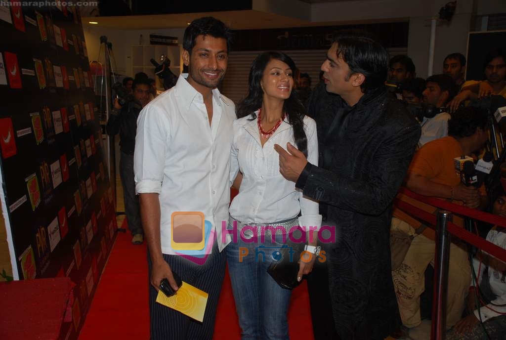 Indraneil Sengupta, Barkha Bisht, Anuj Saxena at the Premiere of Aloo Chaat in PVR, Juhu on 19th March 2009 