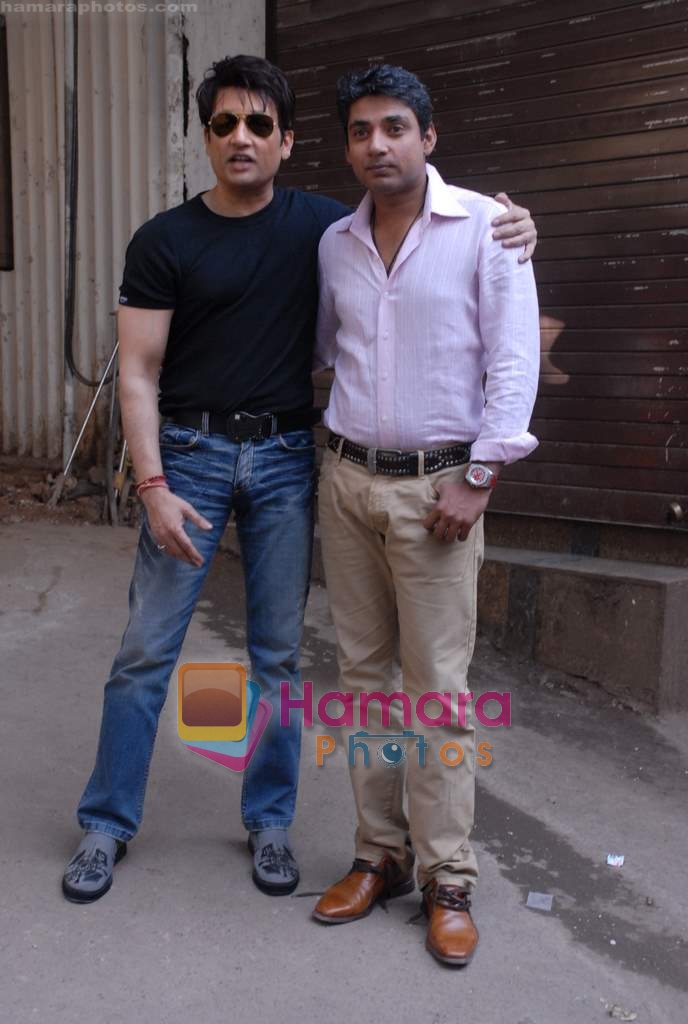 Shekhar Suman, Ajay Jadeja on the sets of Comedy Circus in Andheri on 25th March 2009 