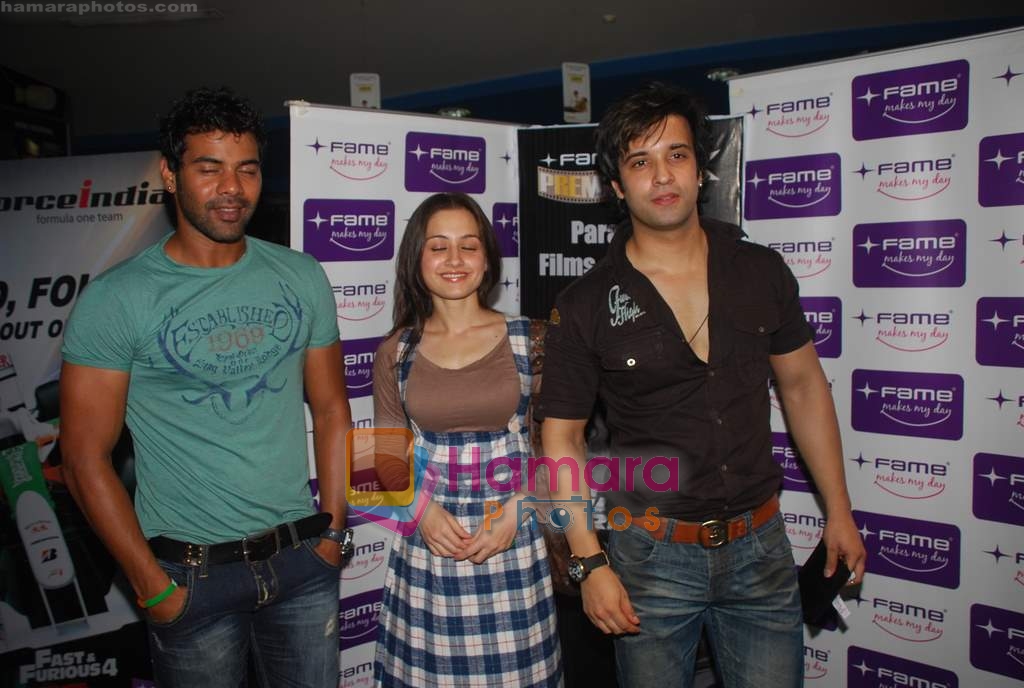 Shabbir Ahluwalia, Aamir Ali, Sanjeeda Sheikh at Fast and Furious 4 premiere in Fame on 2nd April 2009 