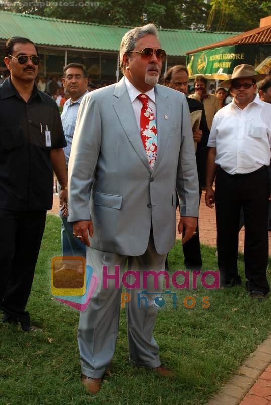 Vijay Mallya at Mcdowell Signature Derby in Race Course on 12th April 2009 