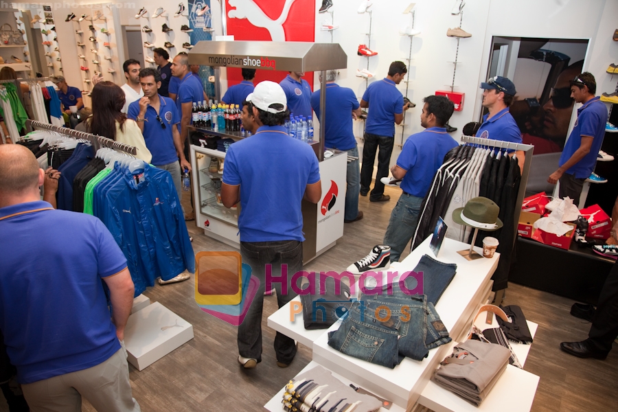 Rajasthan Royal team visited PUMA store in South Africa on 14th April 2009 