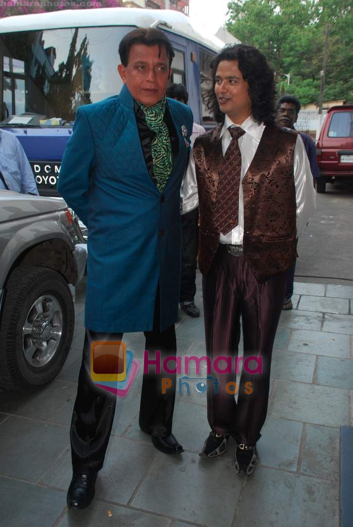 Mithun Chakraborty, Raja Hasan at Raja Hasan's album launch in Worli on 20th April 2009 