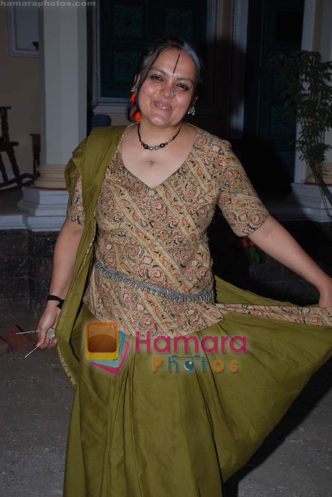 Sushmita Mukherjee on the sets of serial Agle Janam Mohe Bitiya Hi Kijo Film City,Goregaon East on 29th April 2009 