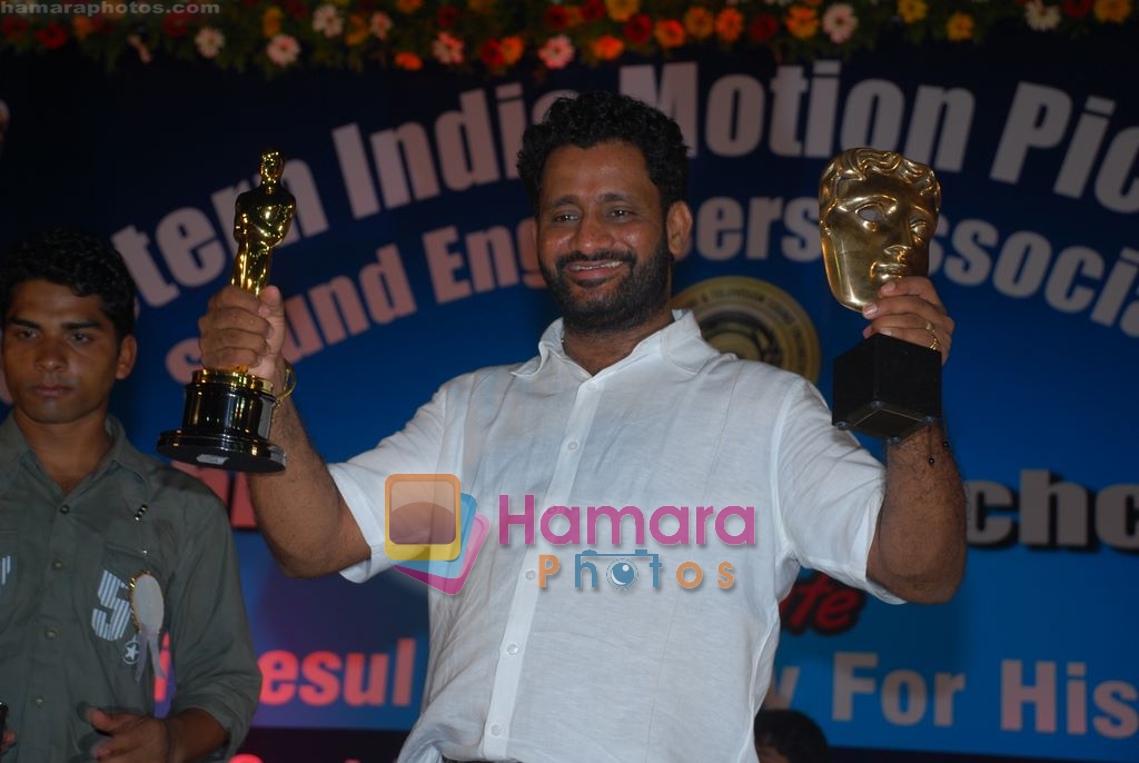Resul Pookutty at the felicitation Ceremony in Country Club, Andheri on 5th May 2009 