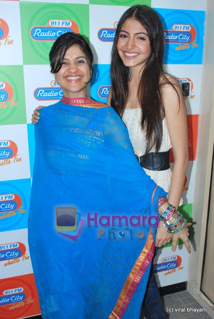 Anushka Sharma judges the Radio City dance competition at their studio in Mumbai on 6th May 2009 
