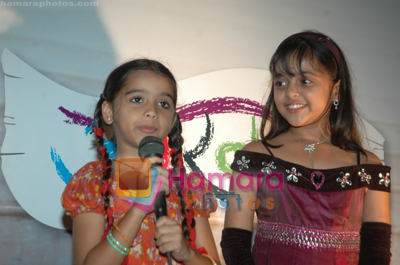 Ishita and Sparsh of Serial Uttaran at the Dharavi Meet & Greet Activity on 7th May 2009 