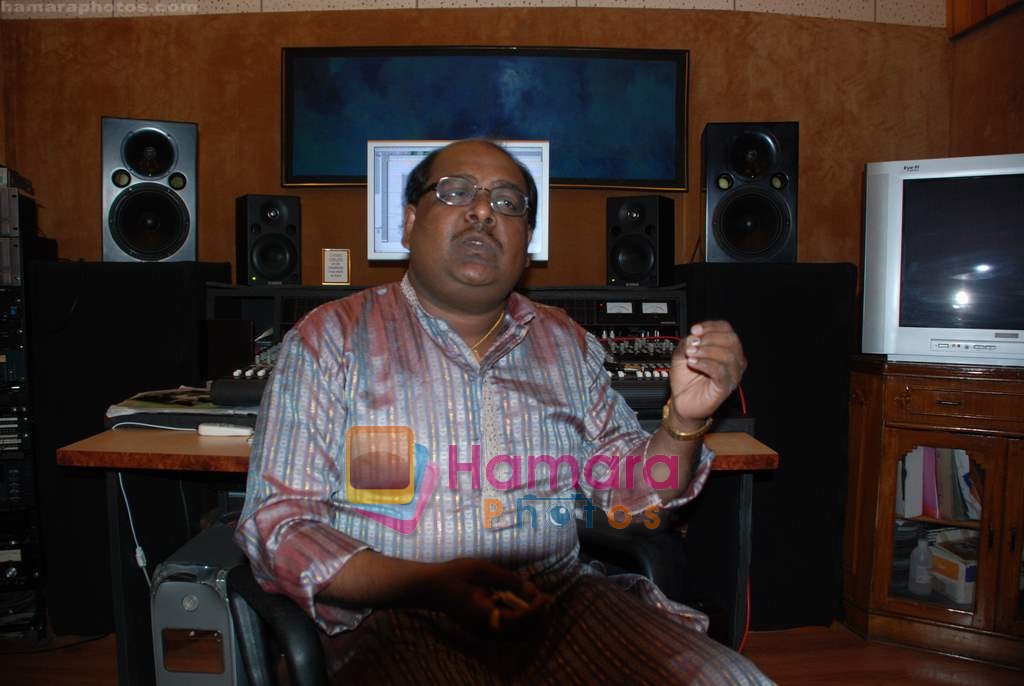 at Ravi Shankar's Sajda album recording in Andheri on 16th May 2009 