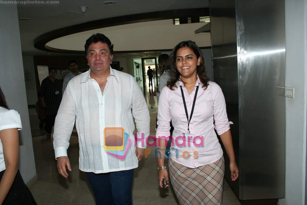 Rishi Kapoor lectures at Whistling Woods in FilmCity on 20th May 2009 