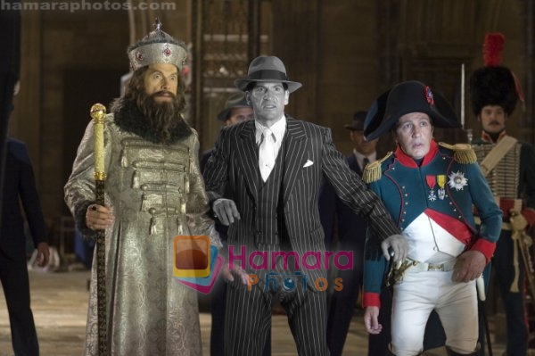 Alain Chabat, James Dittiger, Jon Bernthal in still from the movie Night at the Museum - Battle of the Smithsonian